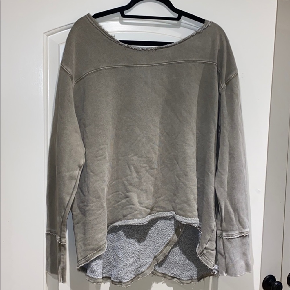 FREE PEOPLE BOAT NECK SWEATER